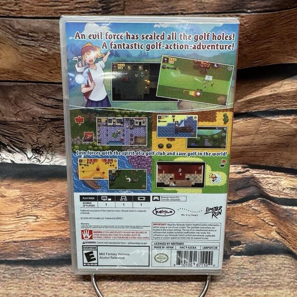 RPGolf Legends Nintendo Switch Exclusive New Sealed Action RPG Golf Game Kemco - Picture 2 of 6